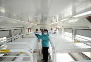 Ruang Rawat Pasien Covid-19 Penuh,  Wali Kota Madiun Pinjam Gerbong Kereta Isolasi Milik PT INKA