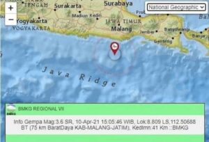 Gempa di Malang, Terasa di 13 Daerah di Jatim