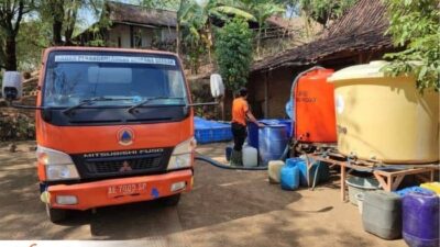 Perdana, Desa Duri Minta Kiriman Air Bersih ke BPBD Ponorogo